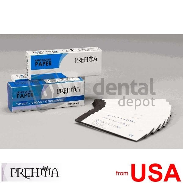 PREHMA – BLUE Thin – 100microns – 144pk Articulating Paper – double sided 416760
