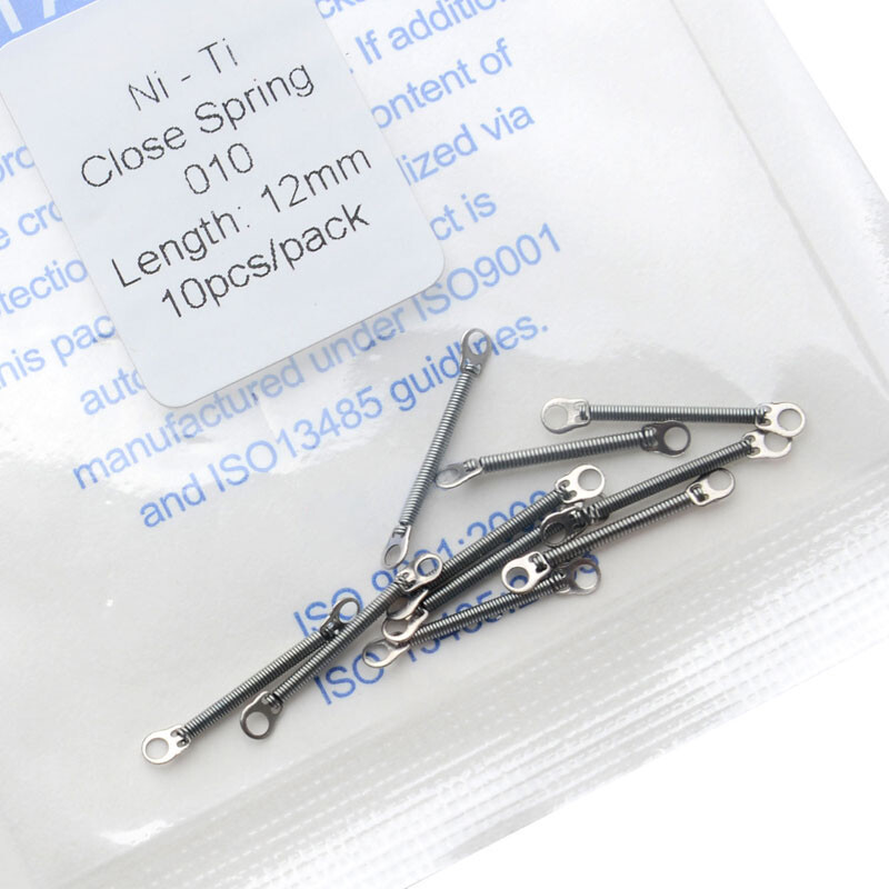 AZDENT Dental Orthodontic Niti Closed Coil Spring High Resilience 10pcs/pack
