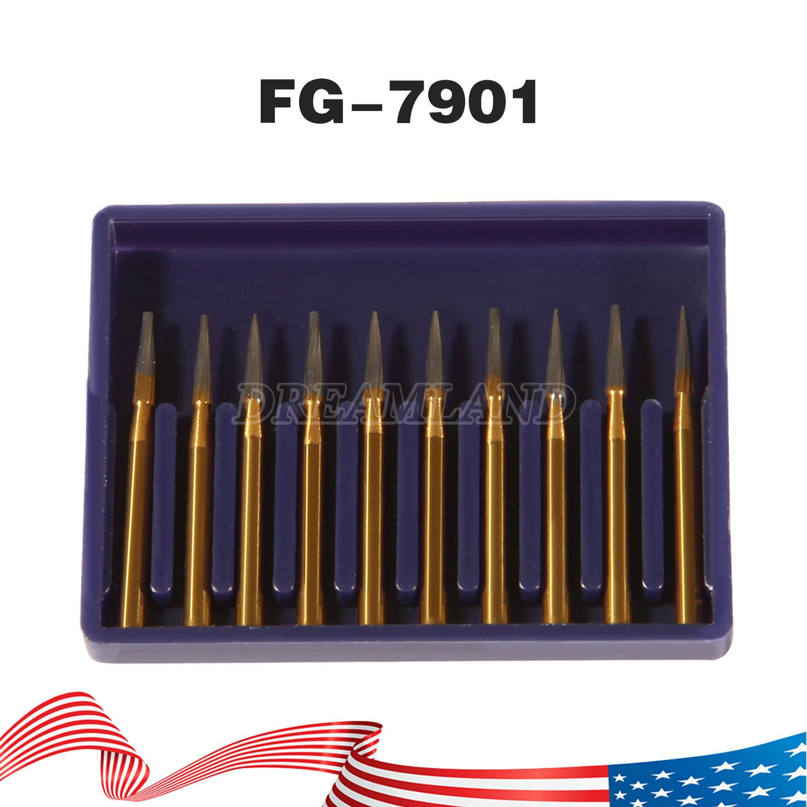 Dental Tungsten Carbide Burs Trimming & Finishing &Polishing FG Round High Speed