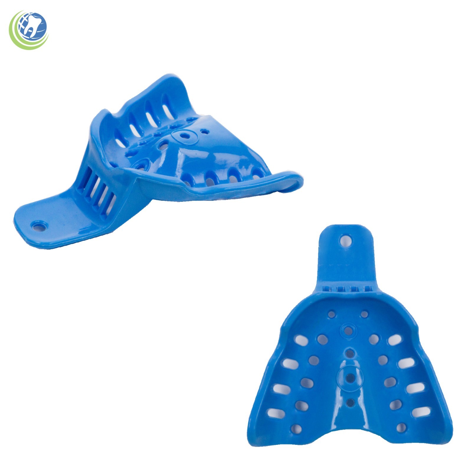 Dental Plastic Edentulous Disposable Impression Trays Autoclavable Upper 5 Sizes
