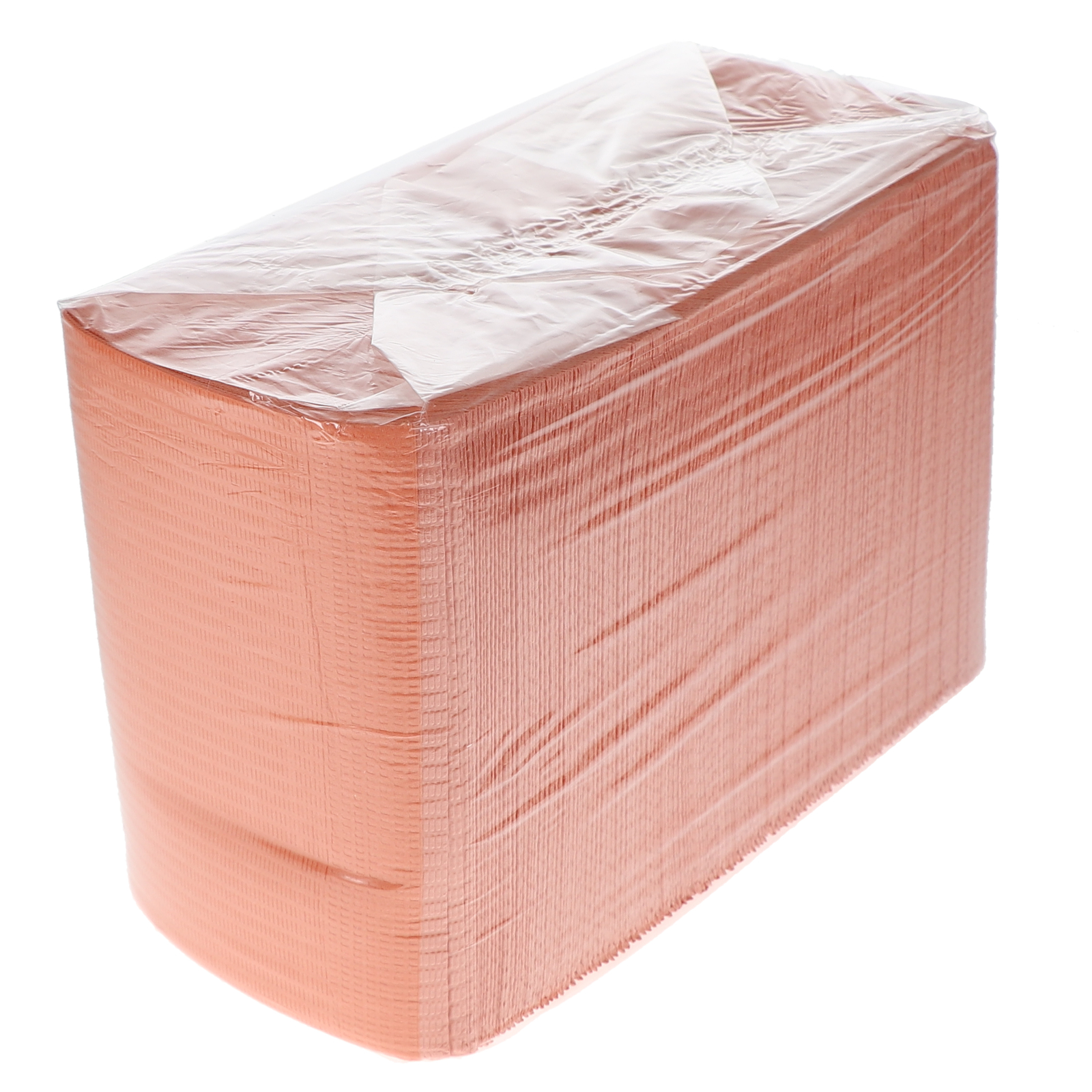 House Brand Dentistry 109237 HSB Dental Patient Bibs 3+1 Ply 13″X18″ Peach 500Pk