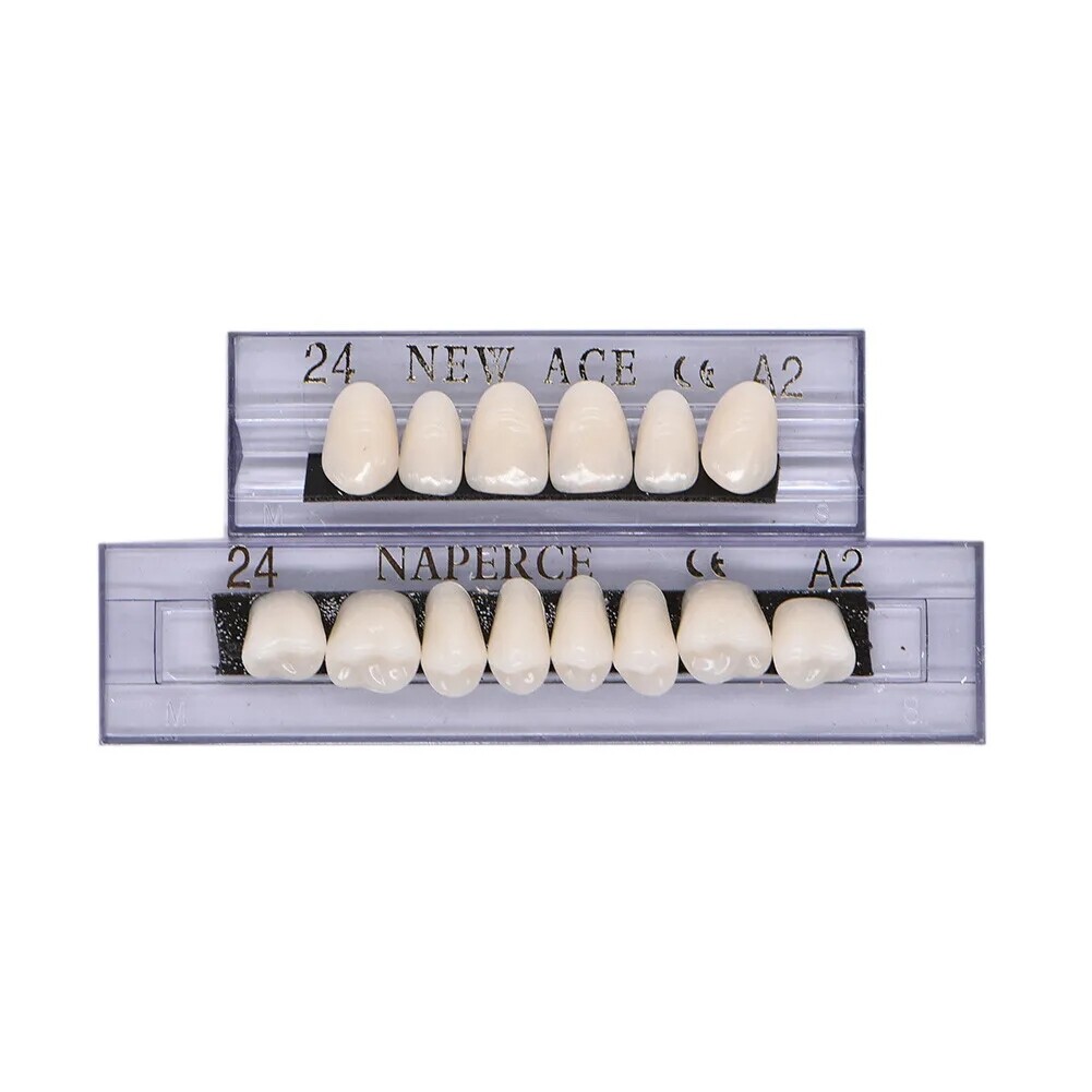 168PCS Acrylic Resin A1/A2/A3 Dental Denture Teeth Upper Lower Shade 22/23/24#