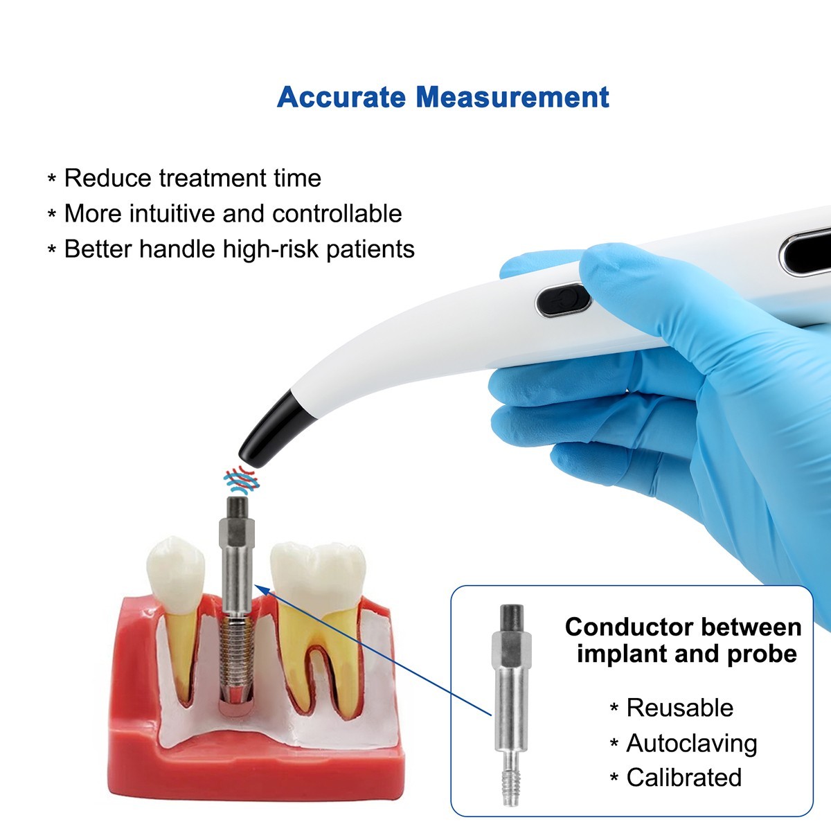Dental Osstell Beacon ISQ Implant Stability Meter Osseointegration Monitor WJ