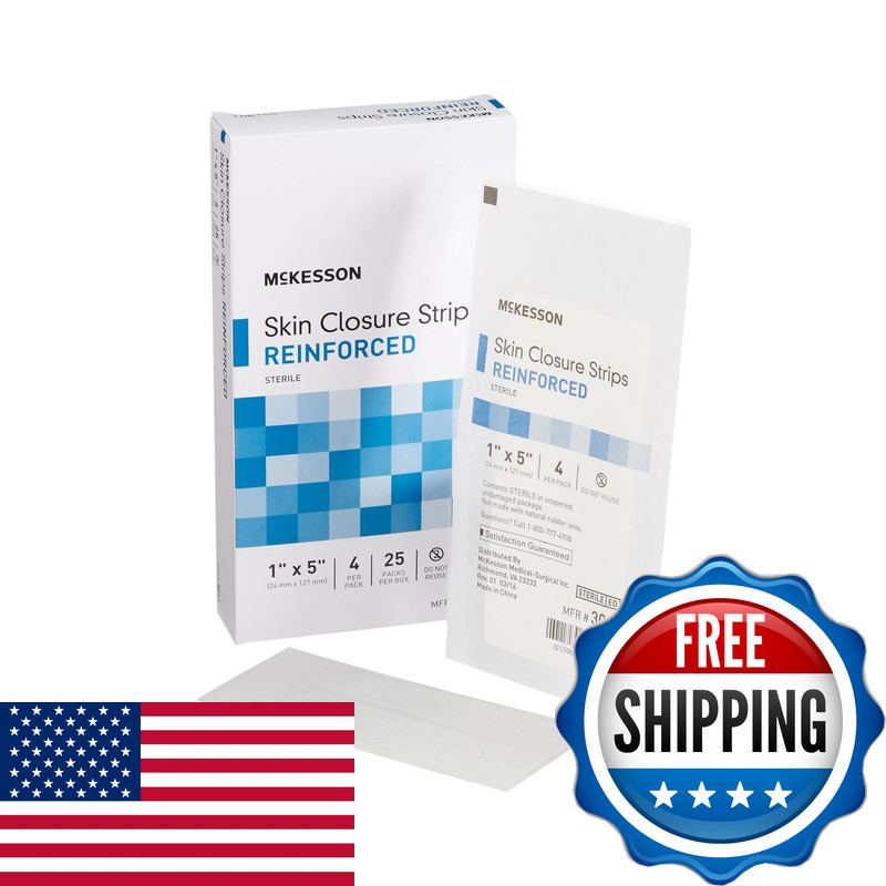 Mckesson Skin Closure Adhesive Strips Reinforced Steri Strip For Wound Care 1