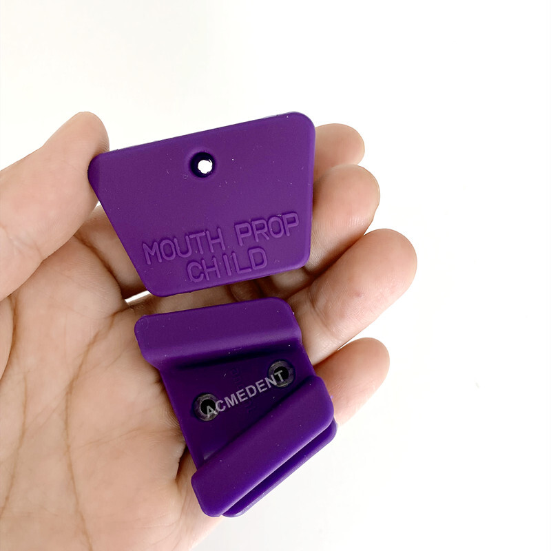 20Pcs Dental Bite Props Purple Block Mouth Prop Adult Child Blocks Strong 134℃