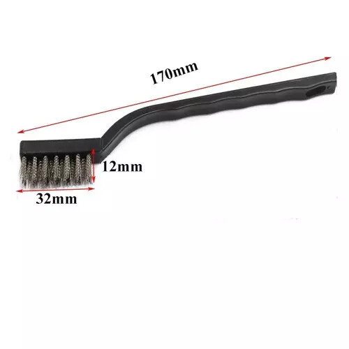 Dental Lab Wire Brush Cleaning Instrument Sterilization Brush Flat Brass Burs