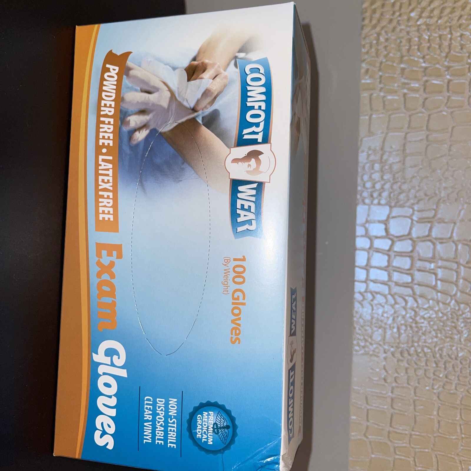 Clear Vinyl Disposable Exam Gloves 3 Mil Latex & Powder Free/Food-Safe