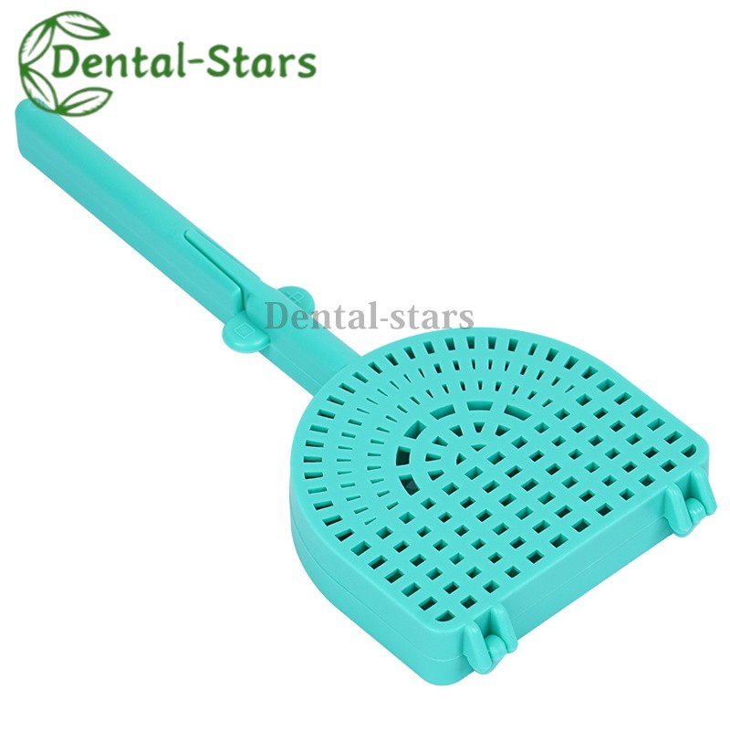 Dental Denture False Tooth Veneers Sieve Tooth Clean Collection Wash Racket Tray