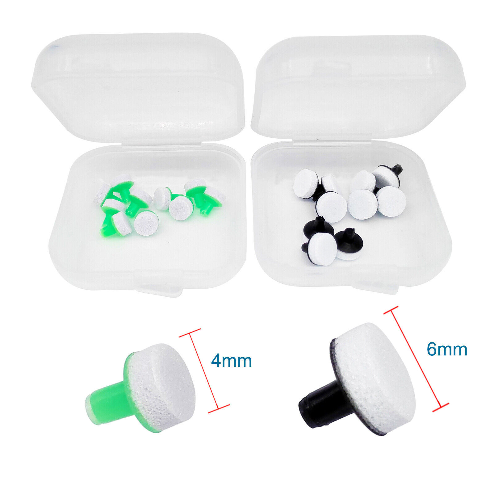 20 Pcs Dental Foam Pads Composite Resin Light Curing Veneers 4/6mm Large/Small