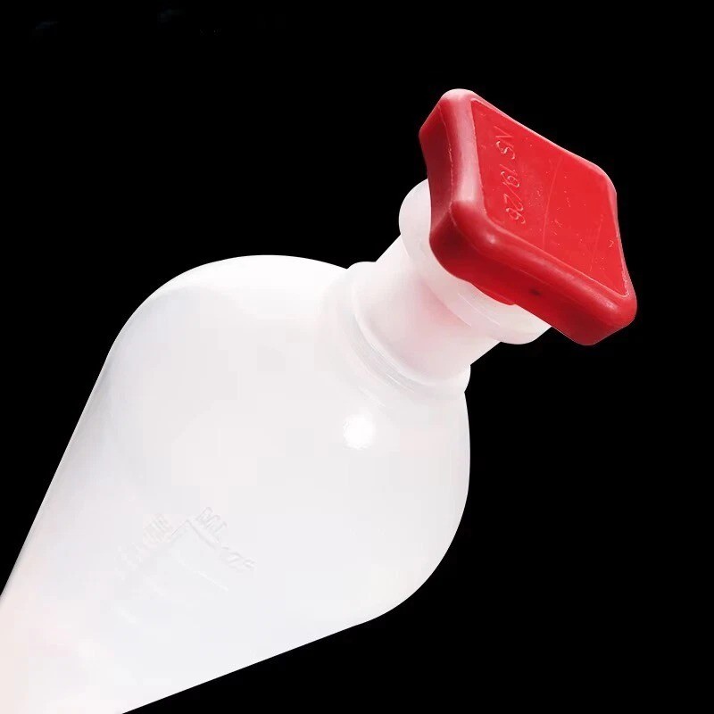 1000mL Pear-shaped Plastic Separatory funnel with PTFE Stopper PP Separating