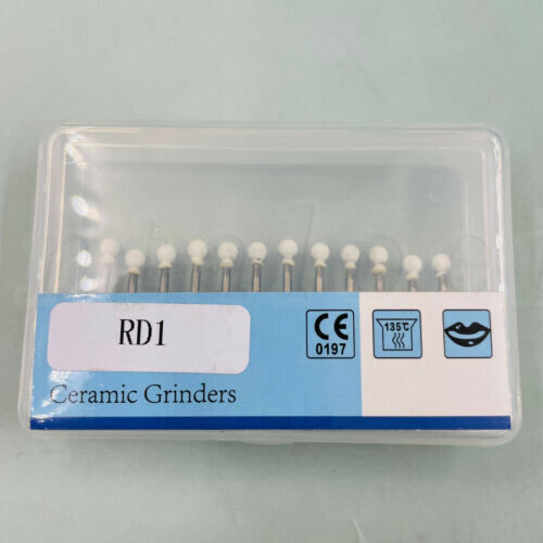 Dental White Stone Handpiece Polishing Burs FG Cone /Flame Shape Aluminum Oxide