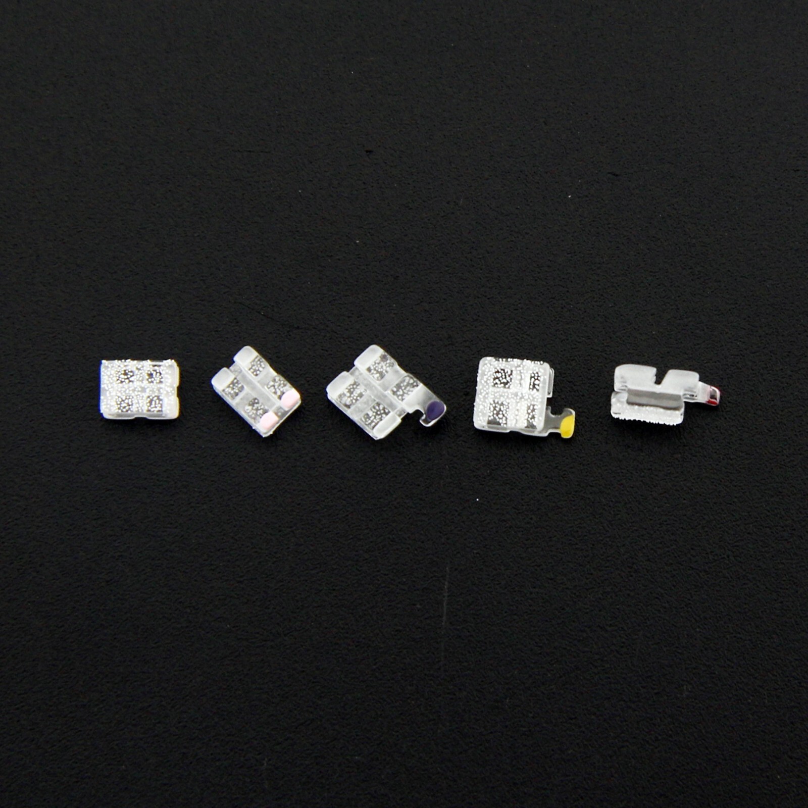 5X STAR ABSOLUTE Orthodontic Ceramic Sapphire Bracket Monocrystalline Roth 022