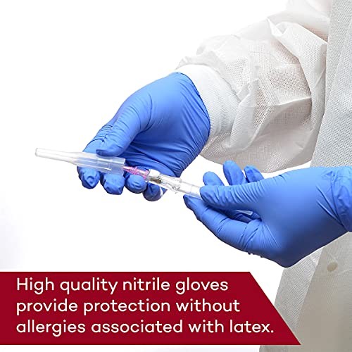 Dealmed Medical Exam Nitrile Gloves – 200 Count Large, Latex Free, Multi-Purpose