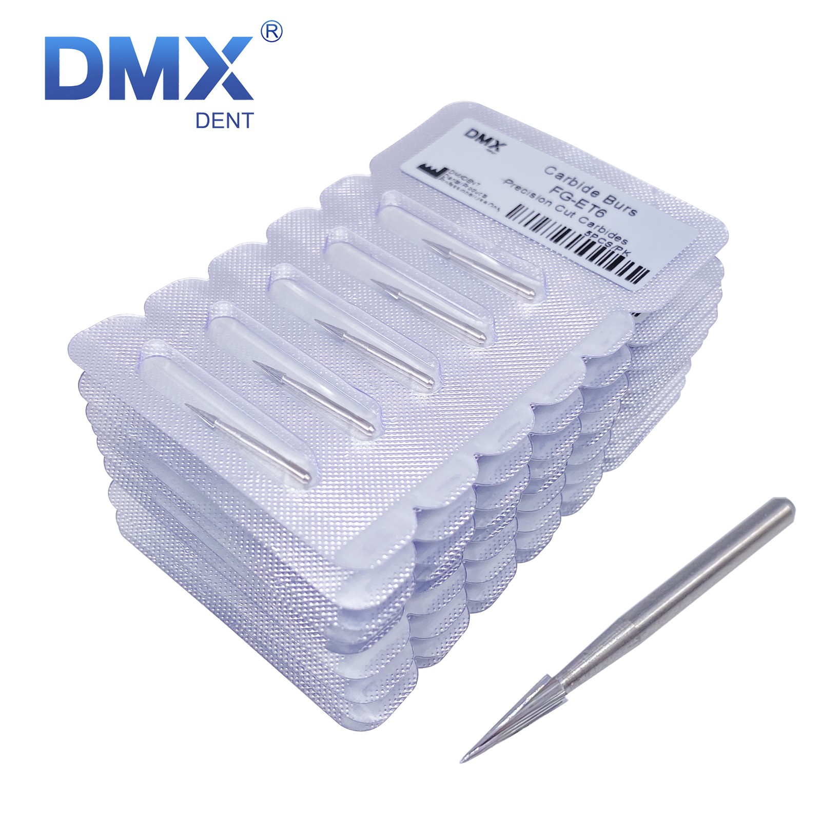 Dental Carbide Burs Trimming Finishing Polishing Safe End Taper FG ET6 ET9