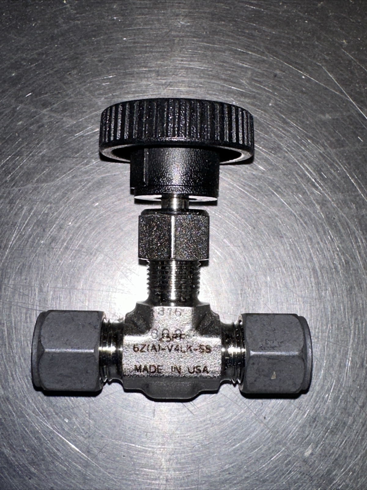 Parker 3/8″ Stainless Steel CPI V4 Series Needle Valve 6Z-V4LK-SS SWAGELOK VALVE