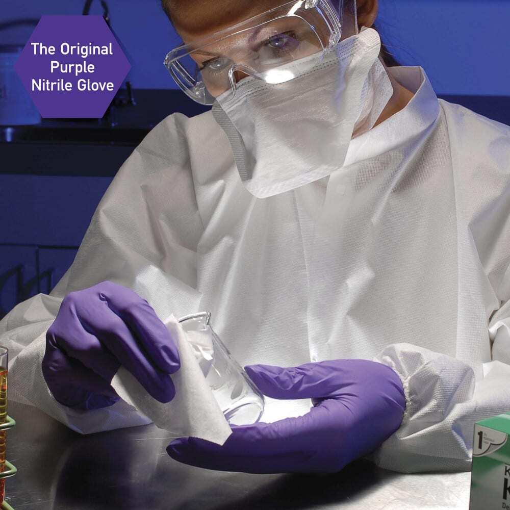 100 Pack Kimtech 55081 Disposable Gloves, Size Small, 6 mil, Nitrile