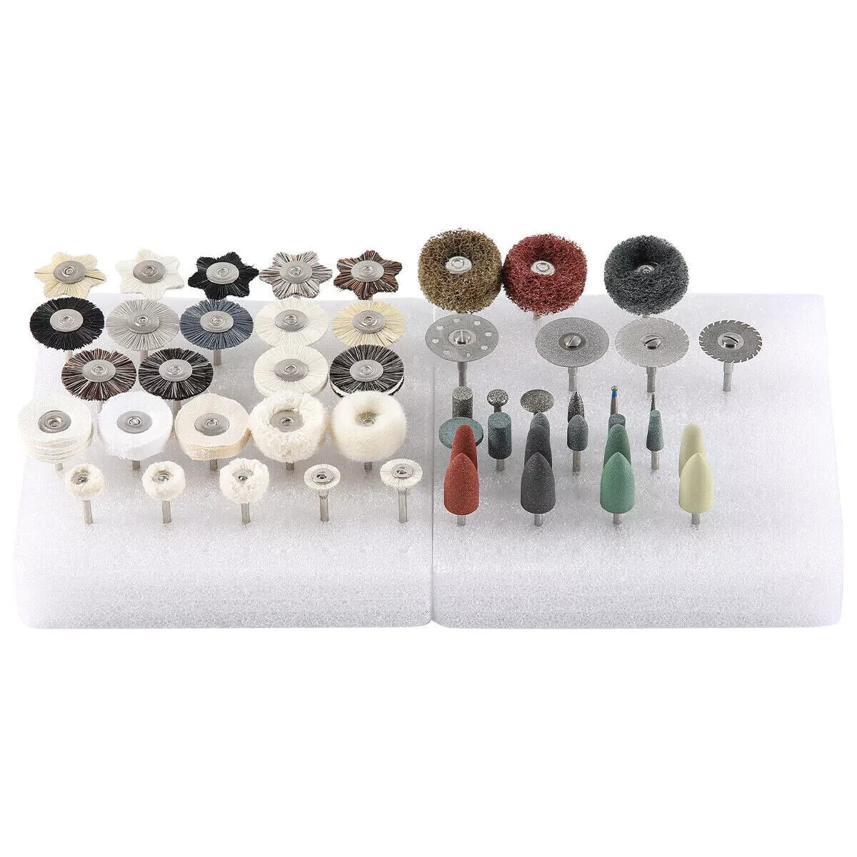 Dental Diamond Composite Burs Polishing Kit Polisher Disc Medium RA HP FG Grit
