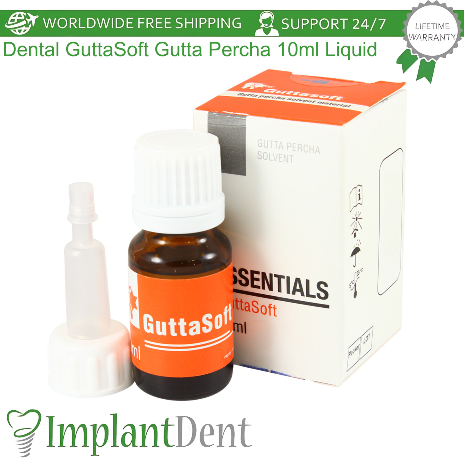 Dental GuttaSoft Gutta Percha 10ml Liquid – Softens The Surface Of The Point