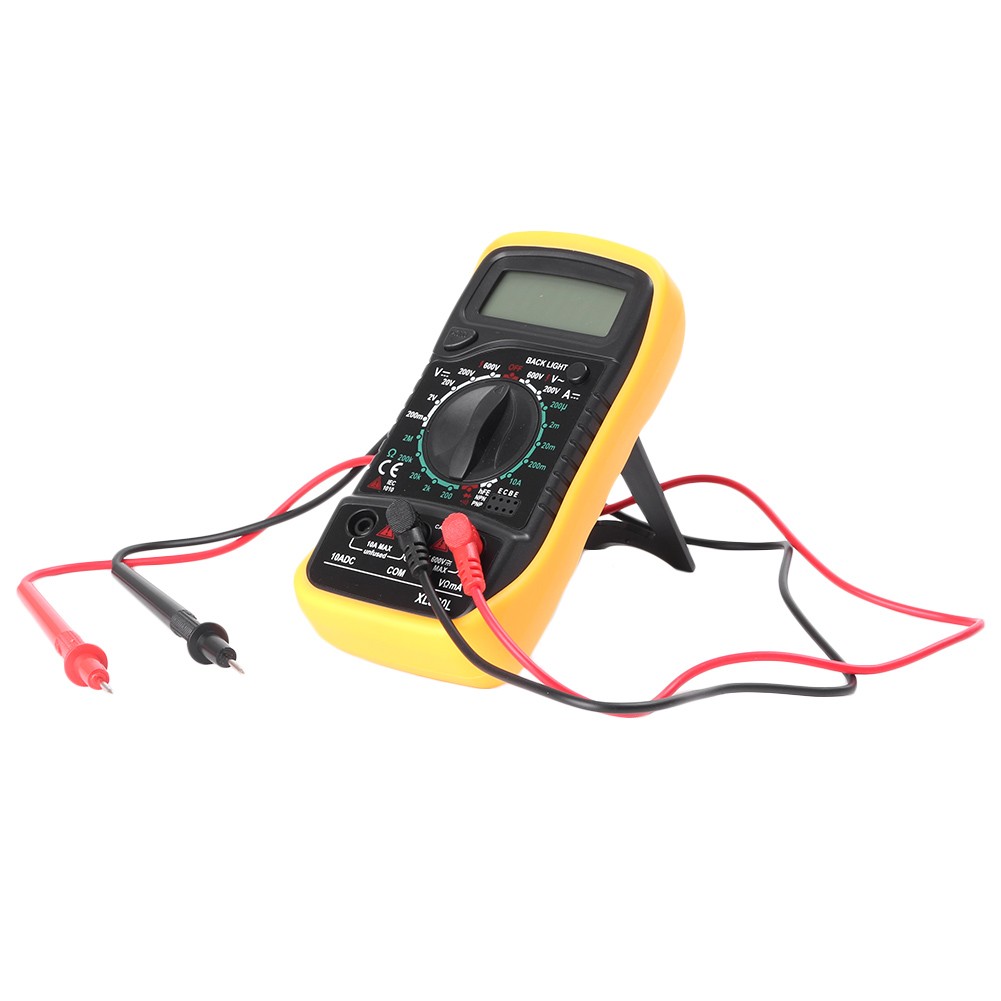 Digital Multimeter AC DC Voltmeter Ammeter Ohmmeter Volt Tester Meter XL830L