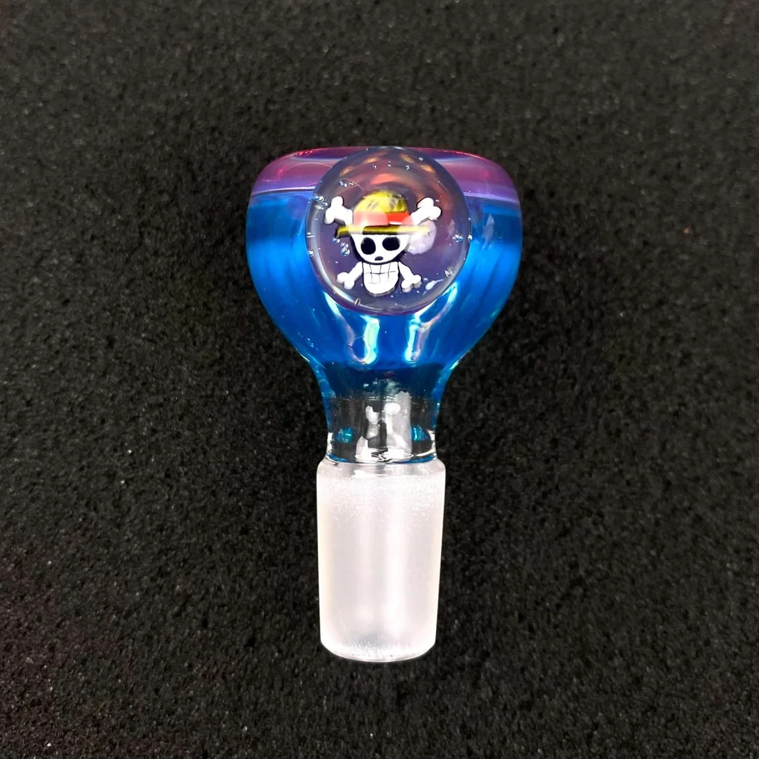 14mm Single Hole Millie Bowl Slide – One Piece Skull