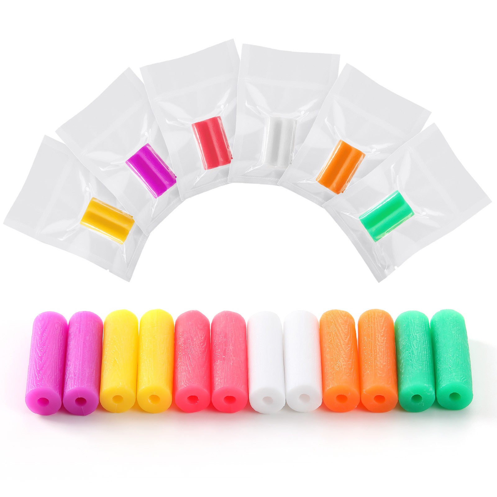 Dental Orthodontic Chew Sticks Aligners Seaters Round Soft Silicone 12pc/set