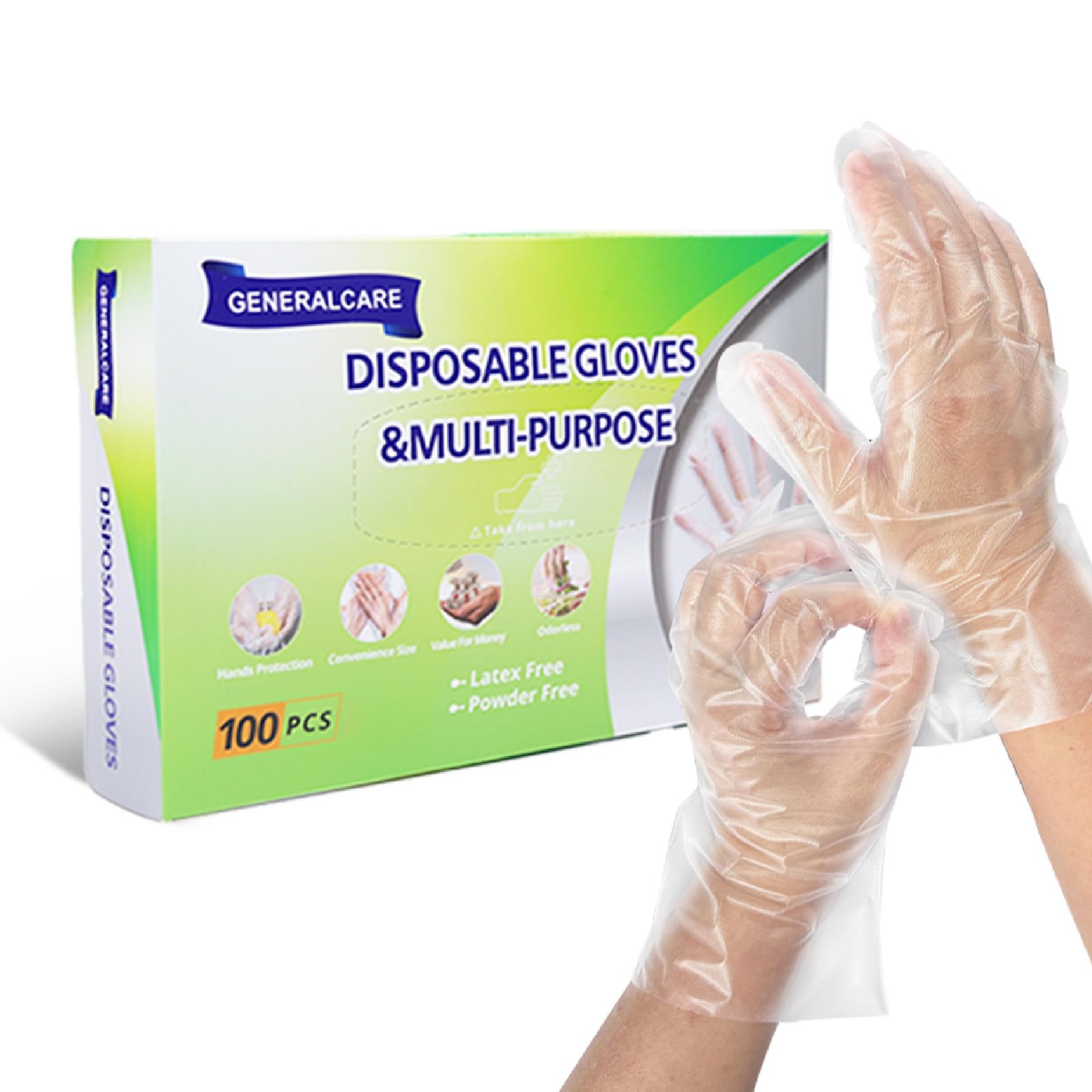 Disposable Plastic Gloves Food Handling Service Gloves Disposable for Cooking…