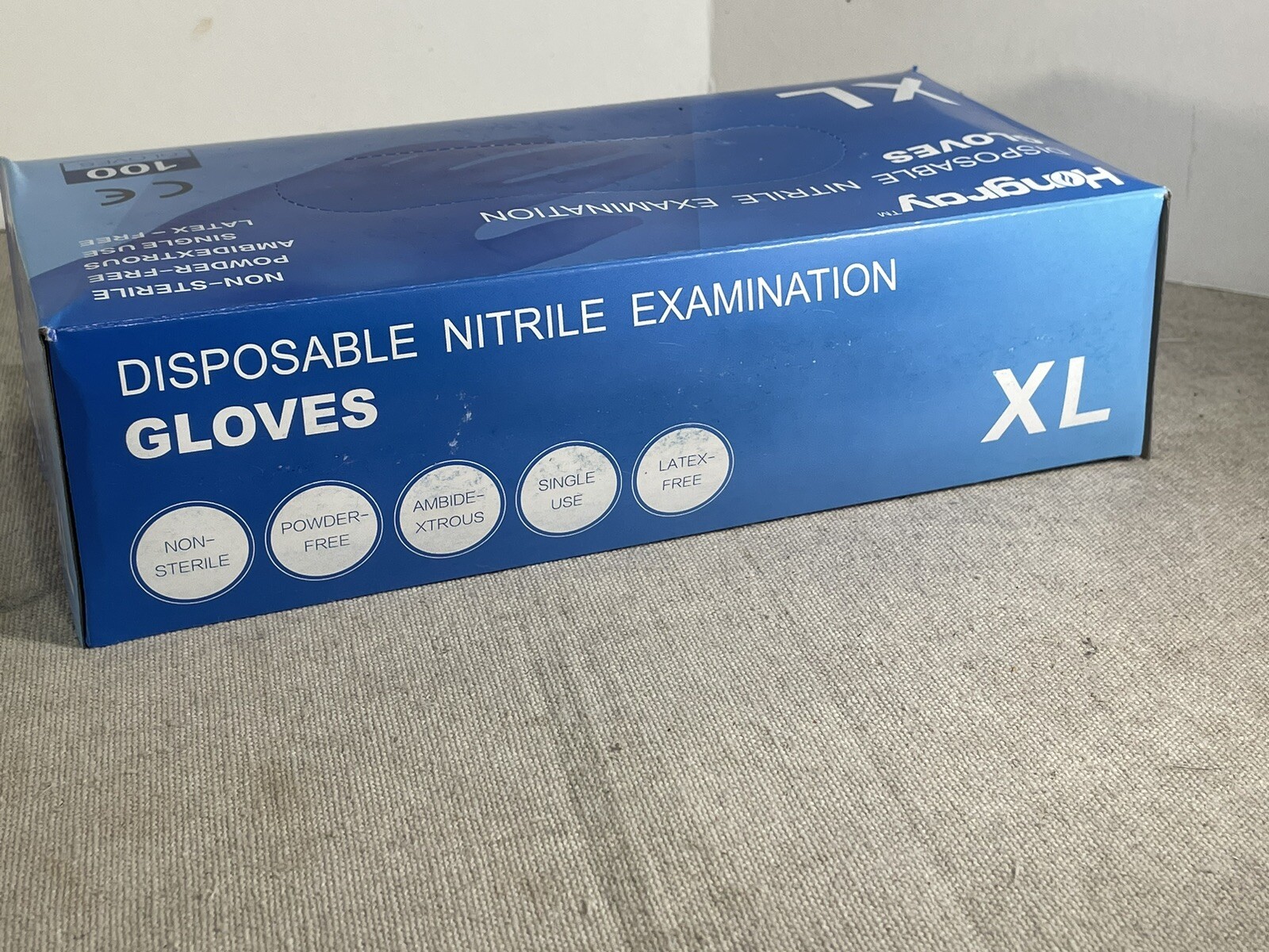 Hongray Nitrile Gloves Box 100 Examine Gloves Tattoo Gloves Mechanic Gloves