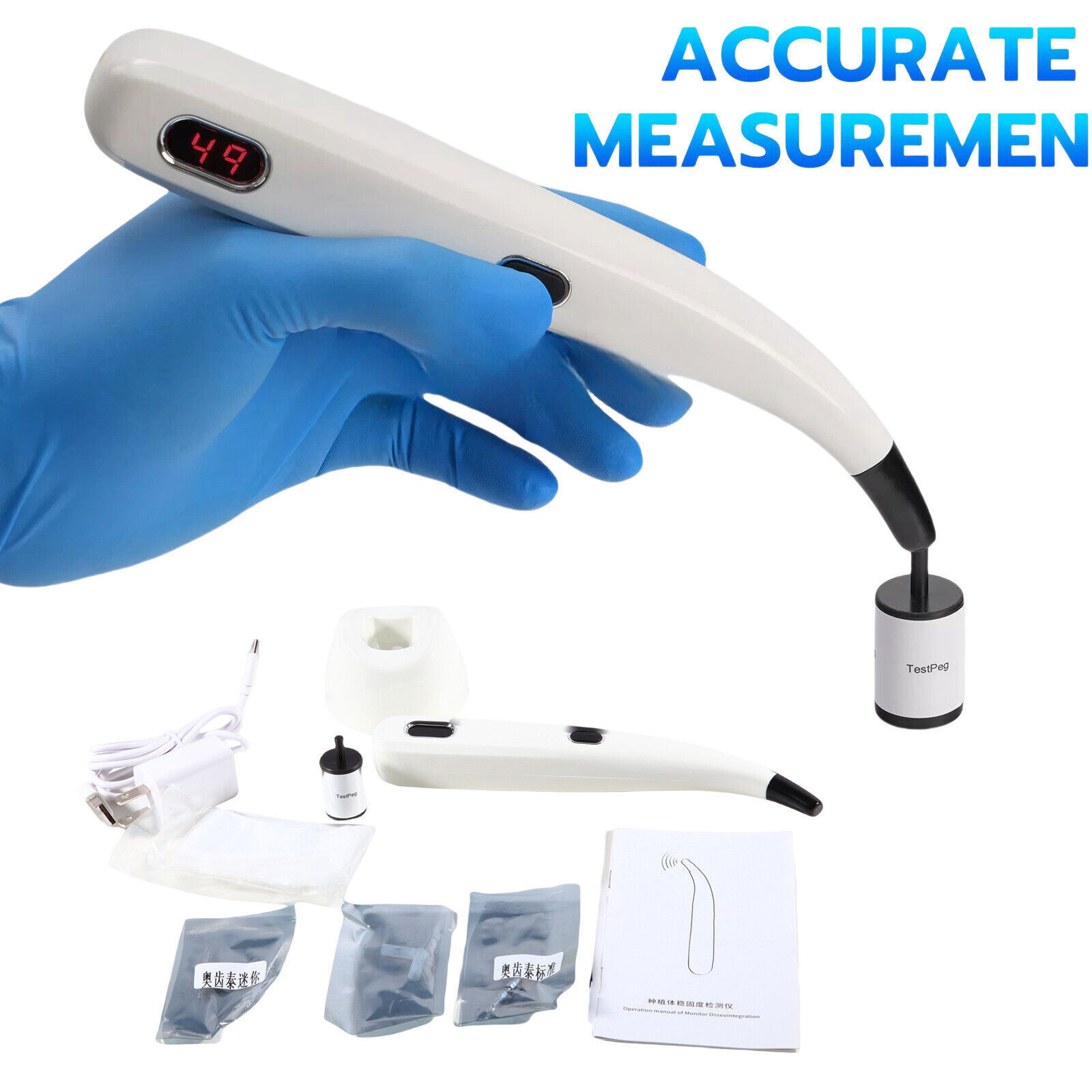 Dental Implant Stability Meter Implant Abutment Stability Measurement Tester