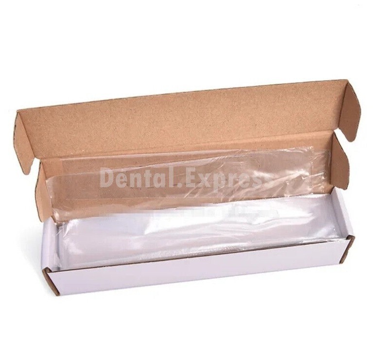 500 X-ray Sensor Sleeve Dental Disposable Plastic Protector Size 4.2/4.5cmx20cm