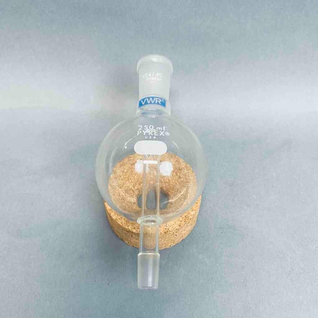 VWR Pyrex Rotary Evaporator Bump Trap 24/40 Upper 14/20 Lower