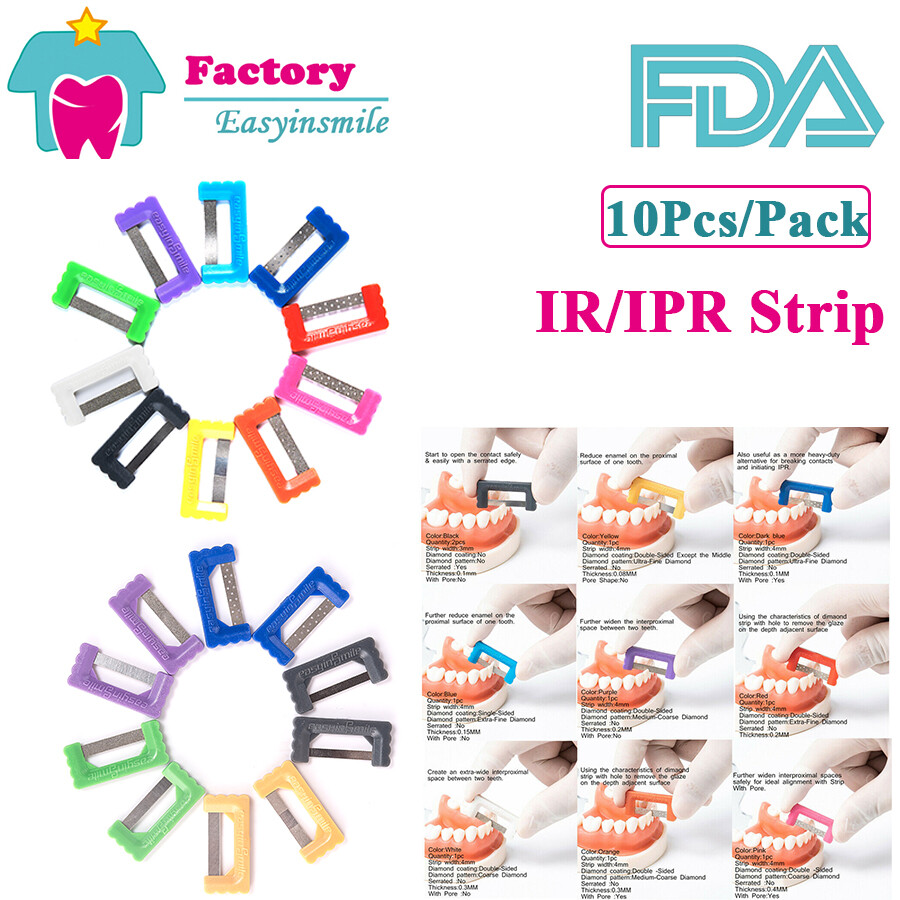 Interproximal Serrated Saw Enamel Reduction Dental Ortho IR/IPR Polishing Strips