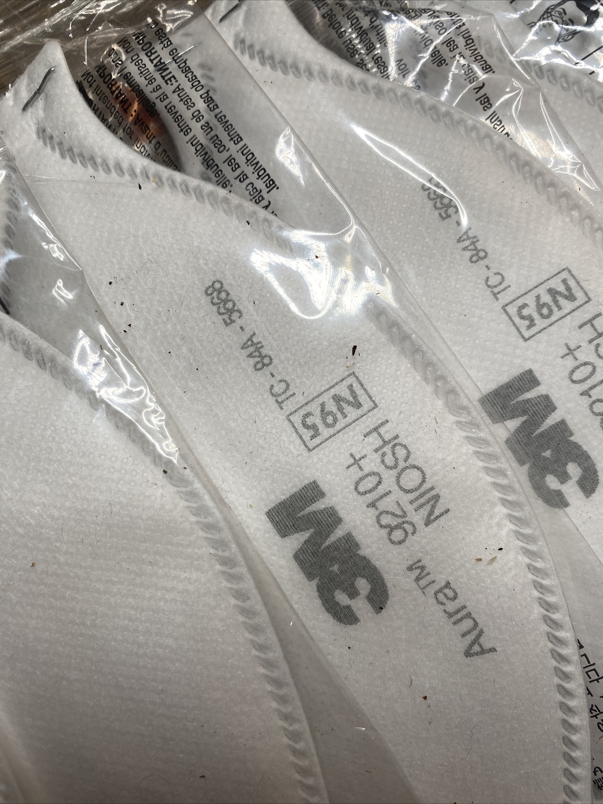 20 Pack 3M N95 Masks (stored In Garage, Read) Aura 9210+ Disposable