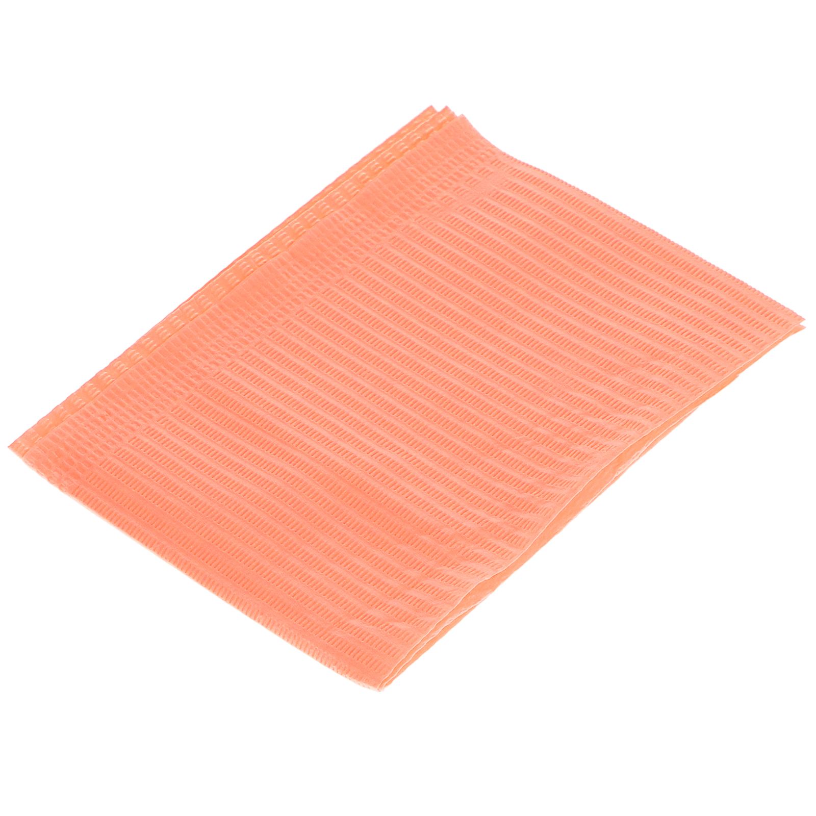 House Brand Dentistry 109237 HSB Dental Patient Bibs 3+1 Ply 13″X18″ Peach 500Pk