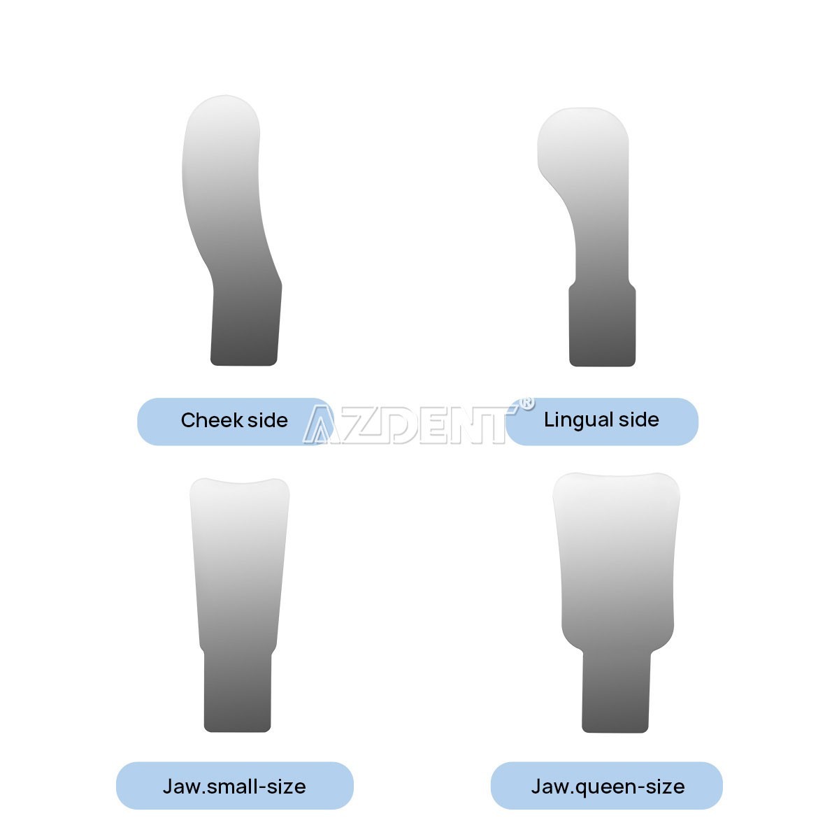 10Pcs Dental Orthodontic Lingual Retainer Bonding Splits with Mark AZDENT