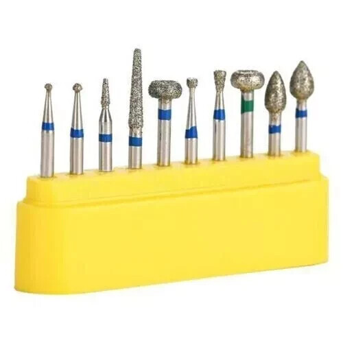 Dental FG Diamond Burs Composite Polishing for High Speed Handpiece 10pcs/pack