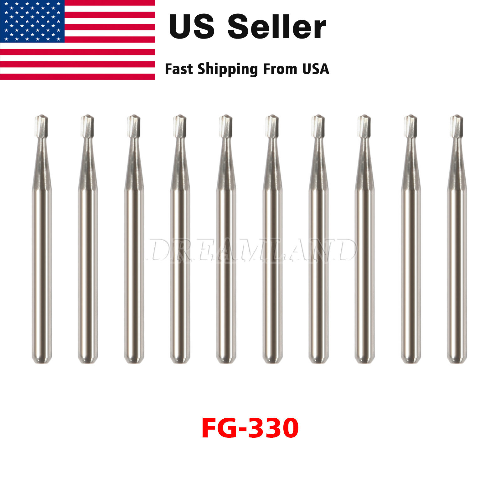 Dental Tungsten Carbide Burs Trimming & Finishing &Polishing FG Round High Speed