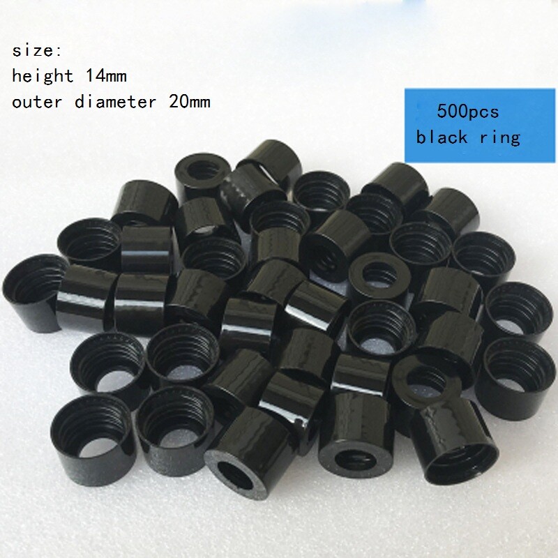 500X Rubber Dropper Head Plastic Screw Cap Ring Round Bottle Seal head DIY Craft