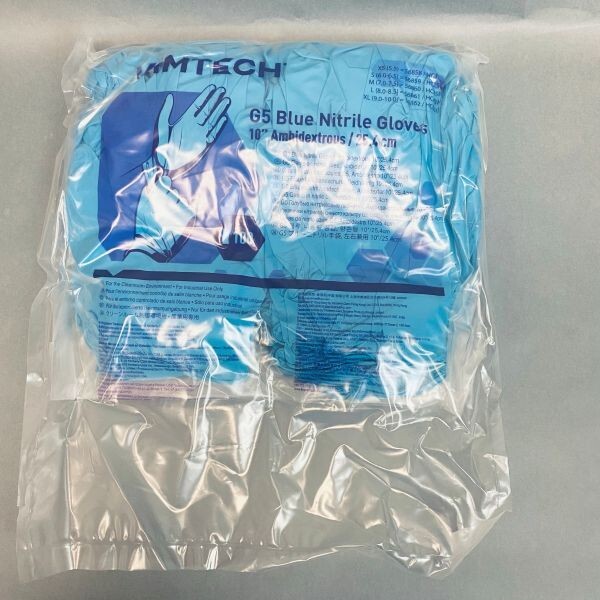 Kimtech G5 Nitrile Gloves Blue Double Bagged Case of 1000 Gloves