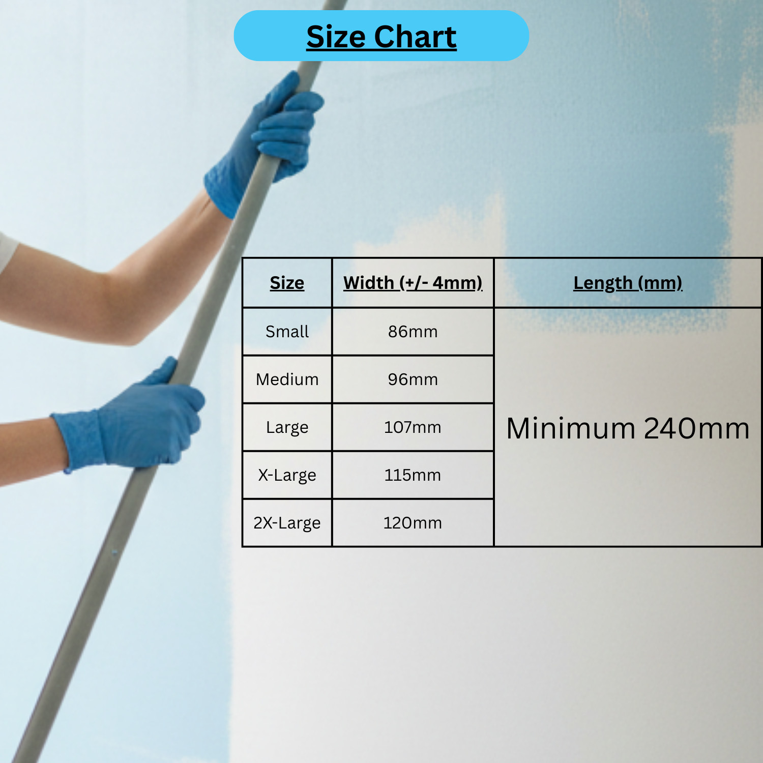 1000 Blue Nitrile Powder-Free Disposable Gloves X-Large 5 MIL Finger-Textured