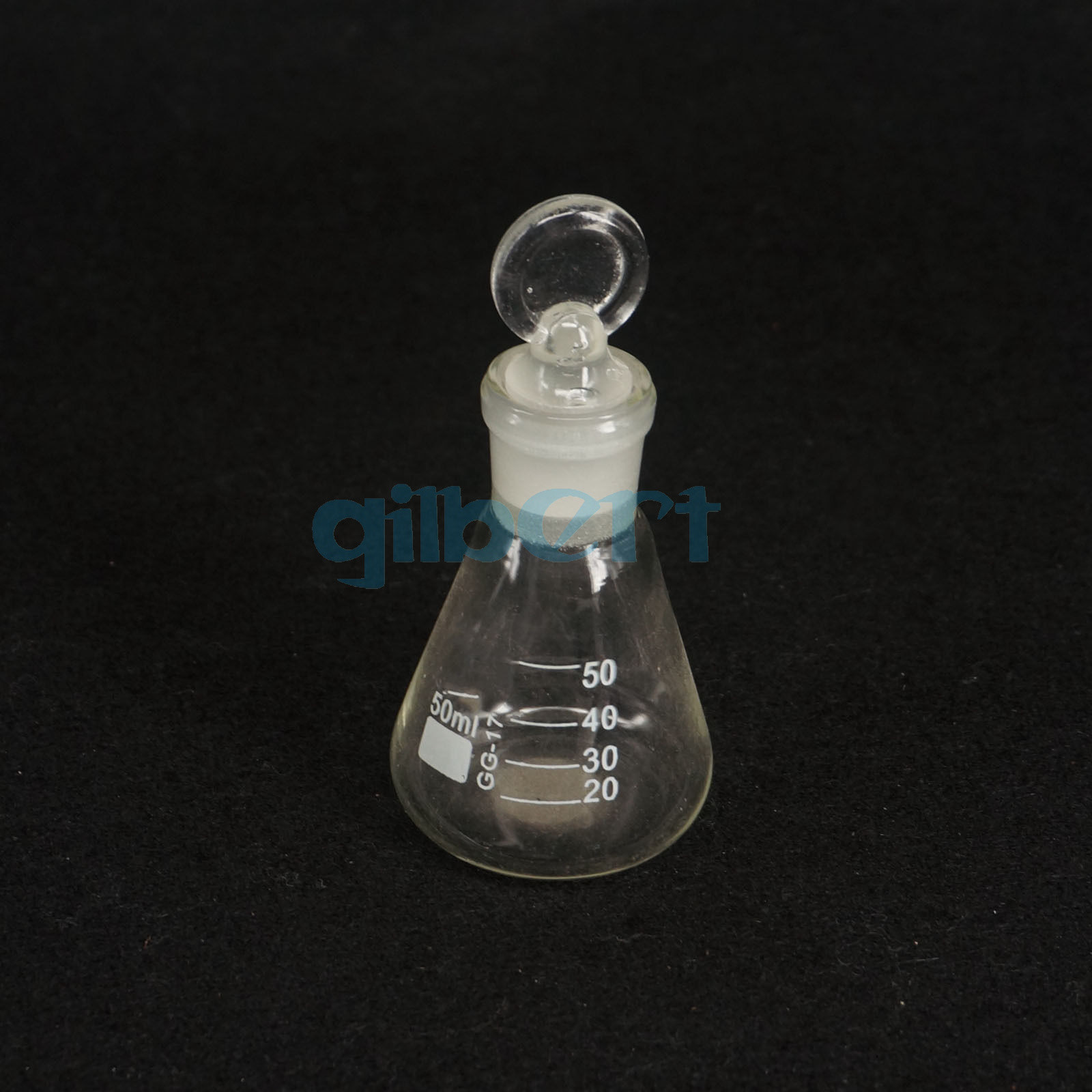 50/100/150/250/500/1000ml Lab Boro Glass Erlenmeyer Conical Flask With Stopper