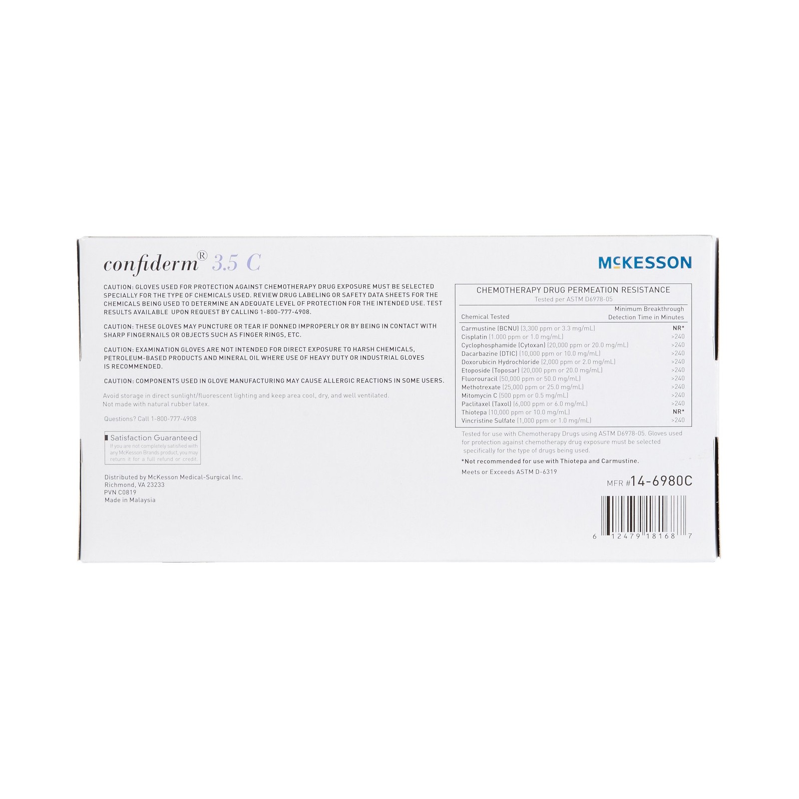 McKesson Confiderm Nitrile Exam Glove – 900 per Box