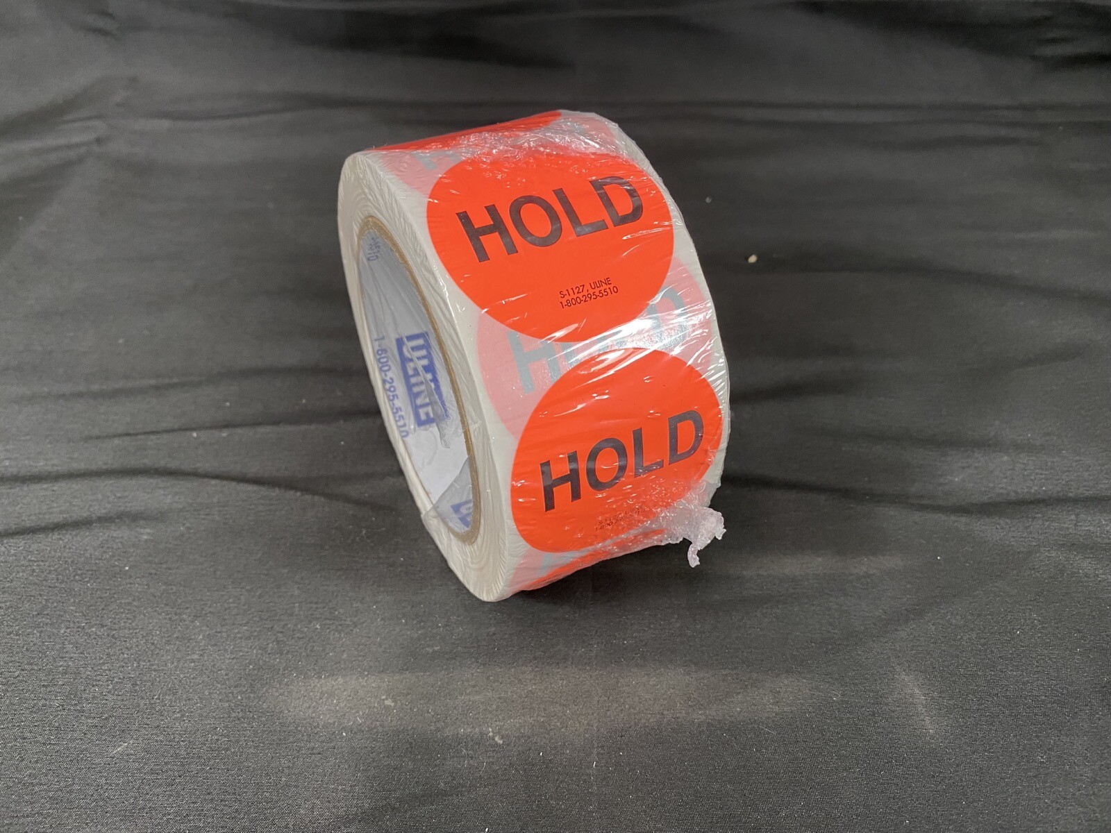 ULINE 2” x 2” “Hold» Circle Inventory Control Label S-1127 (500/pk)