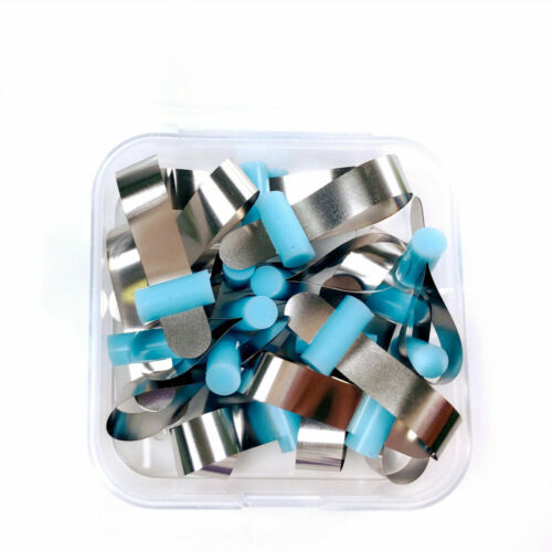 20Pcs Dental Preformed Forming Sheet Matrix Band Sectional Contoured Metal Bands