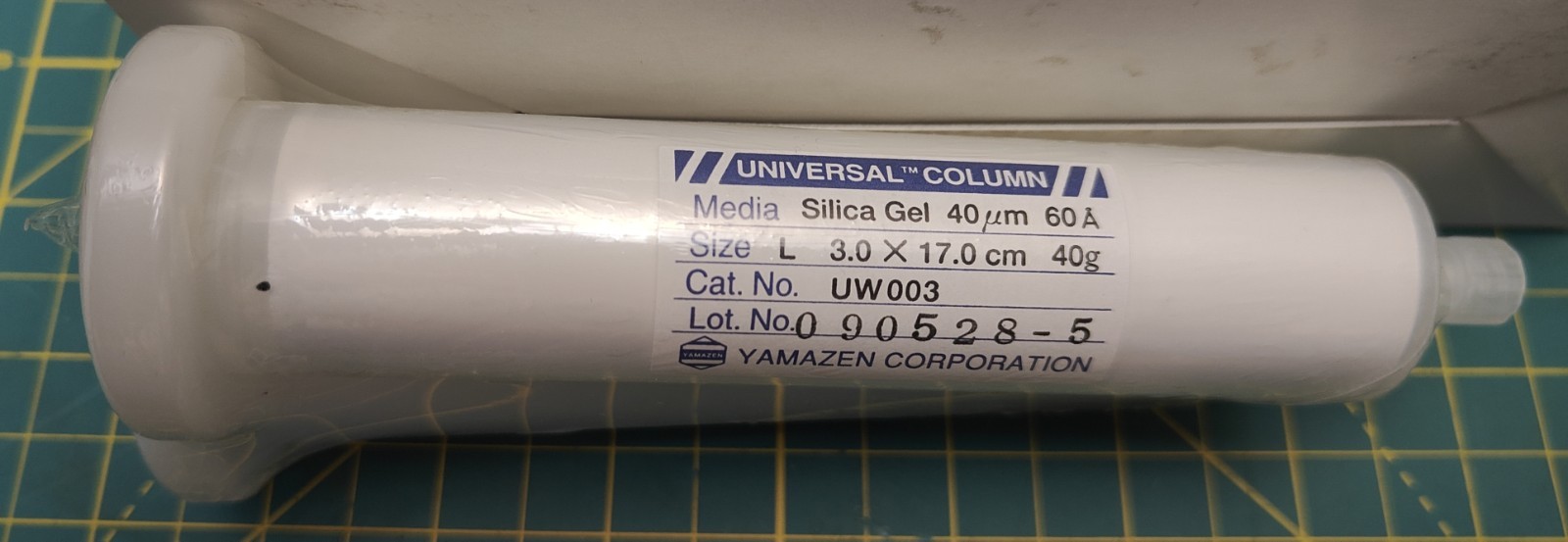 YAMAZEN CO. 40µm Universal Chromatography Column 2L Silica Gel UW003 10/PK, New