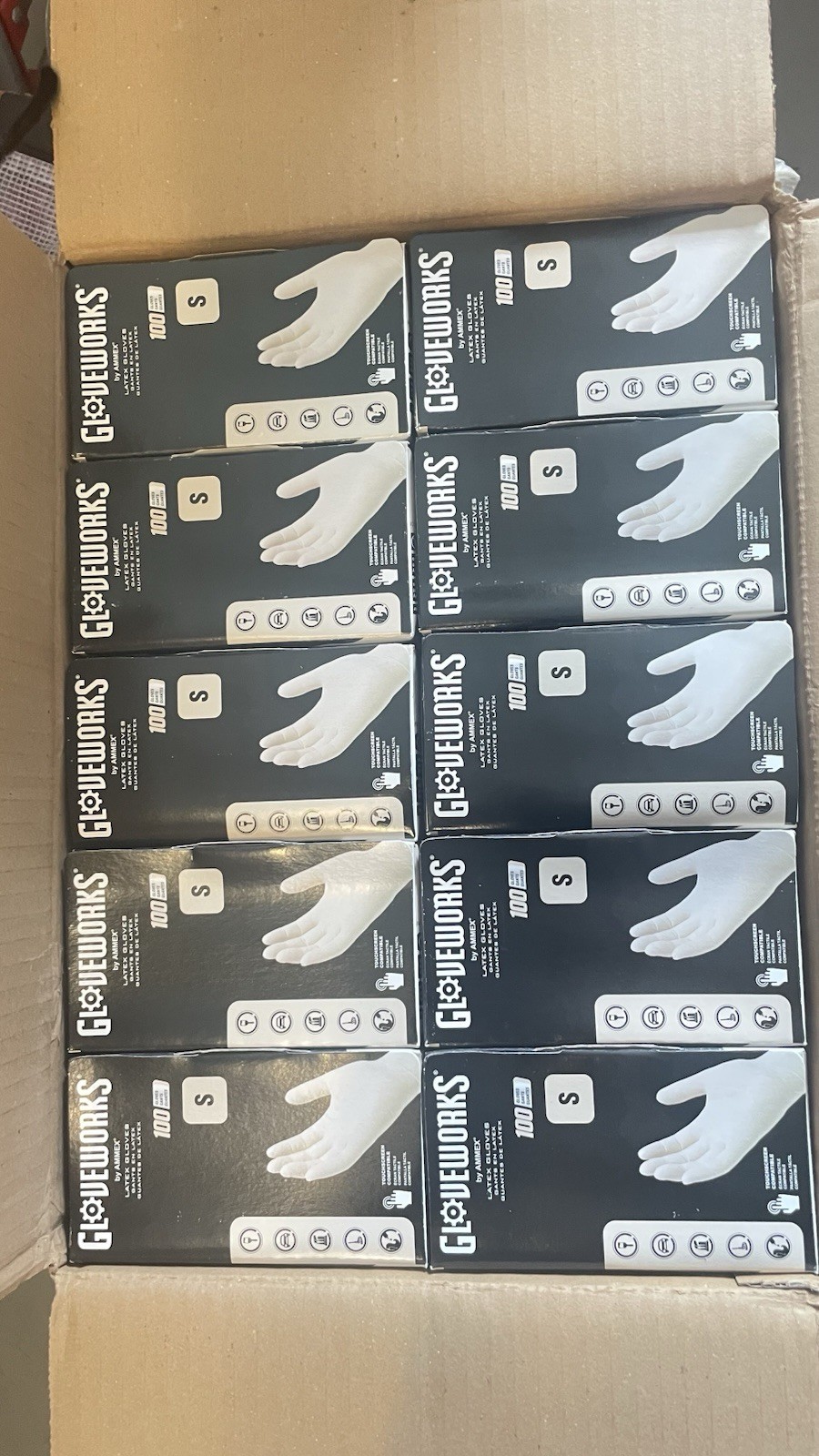 gloveworks nitrile gloves Industrial exp 93024