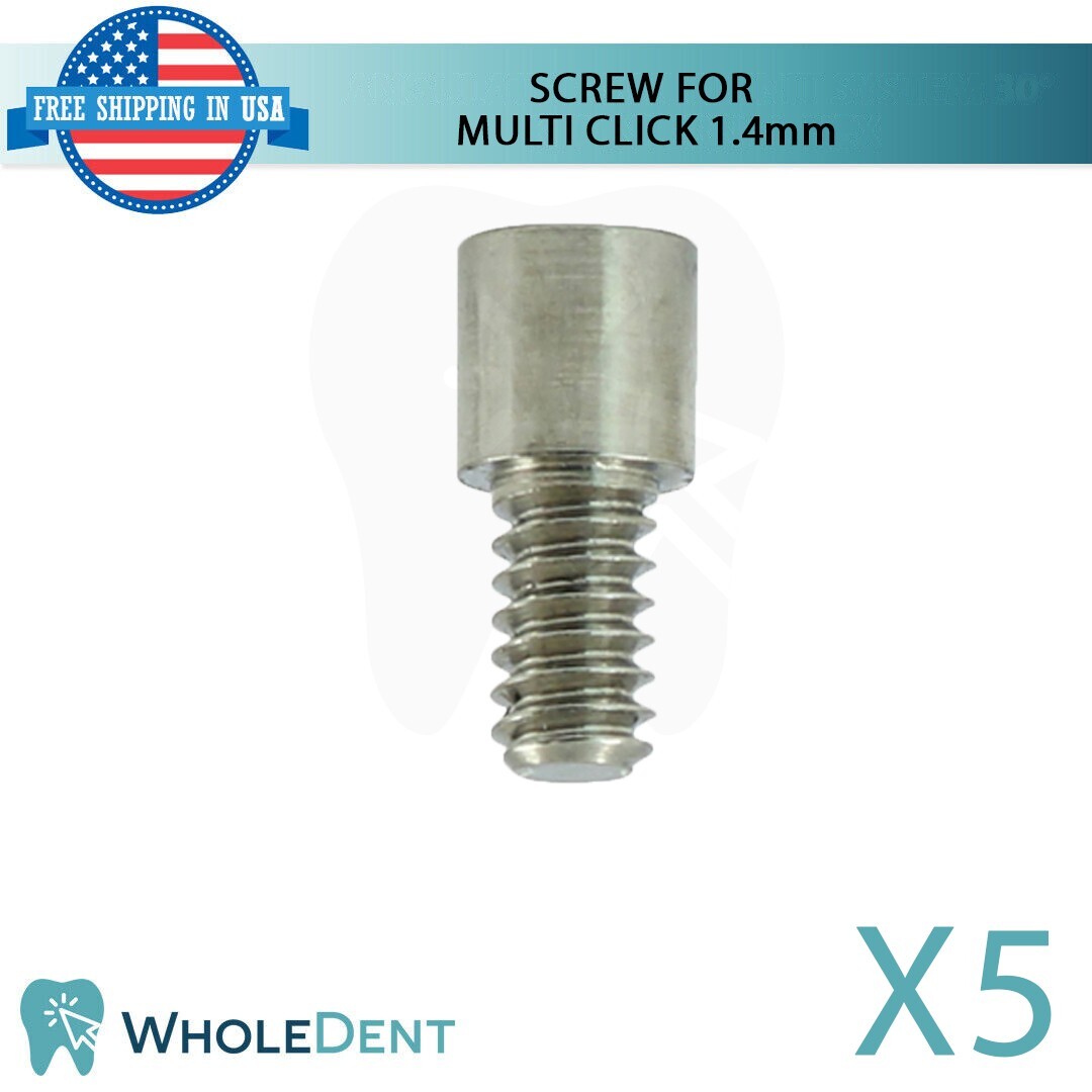5X Screw With Length Of 4.0mm For Multi Unit 1.4mm Abutment