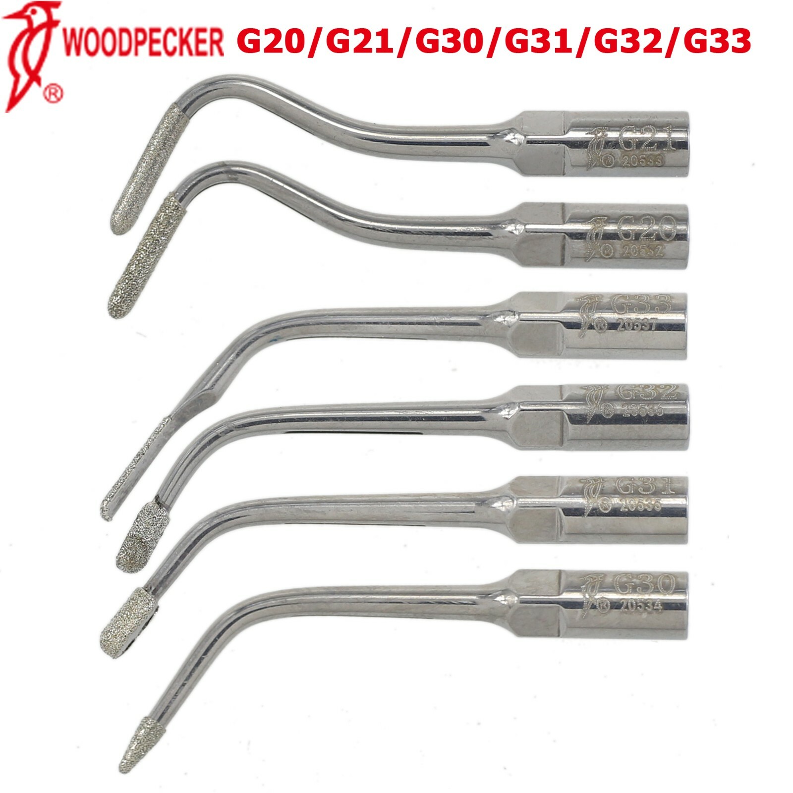 Woodpecker Ultrasonic Scaler Tip Cavity/Shoulder Preparation G20 G30 G31 G33 EMS