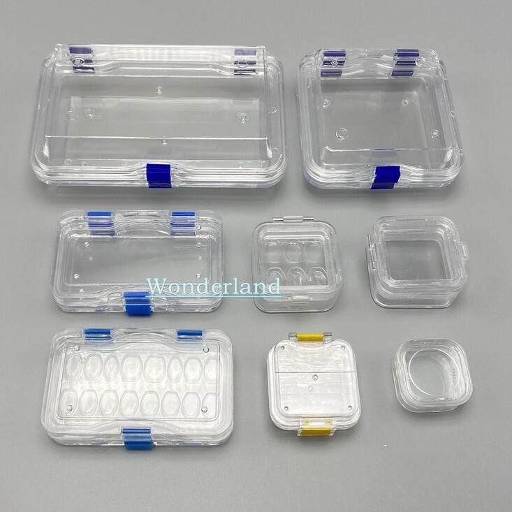 10X Dental Storage Box Veneer Boxes Membrane Jewelry Holder Crowns Cases USA