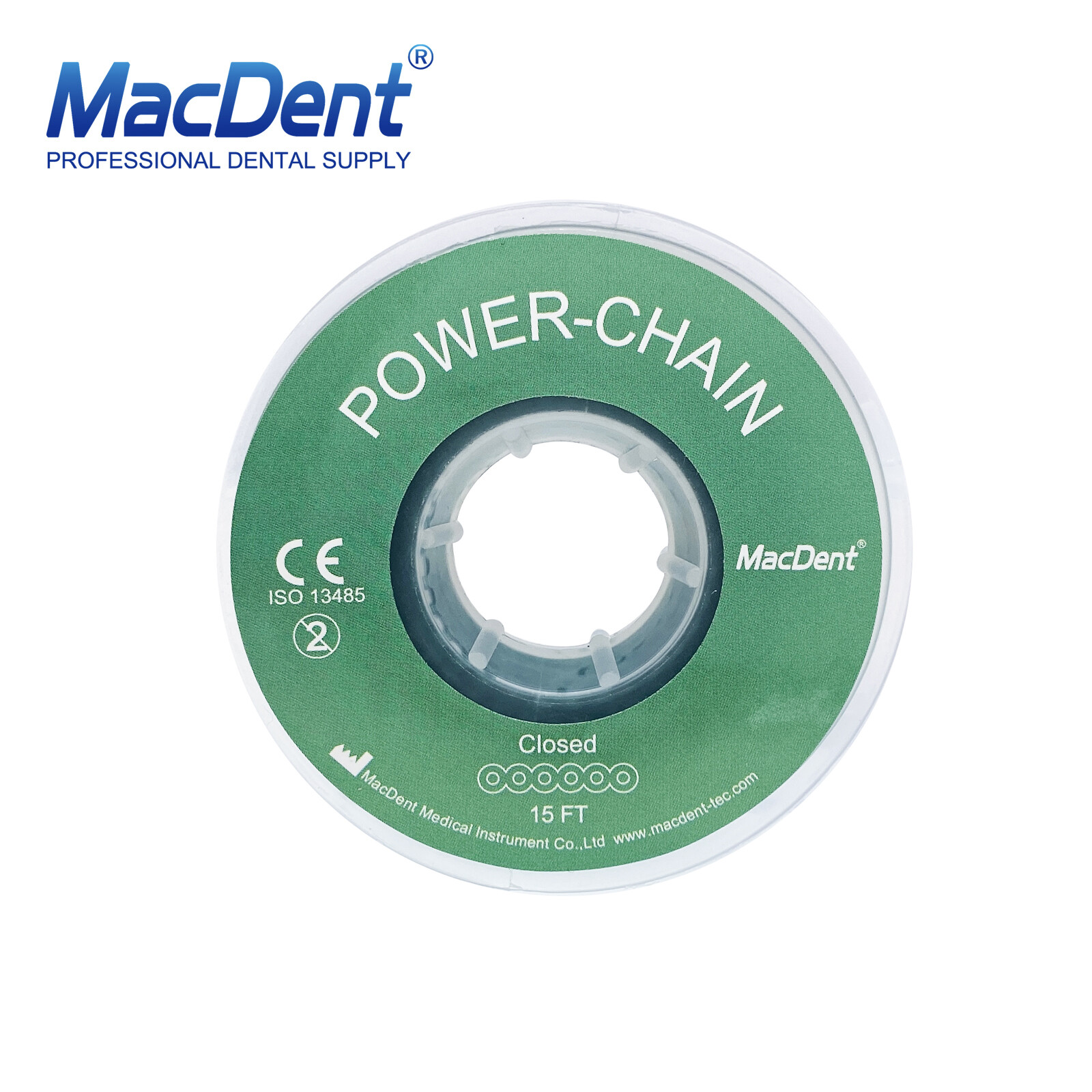 Dental Orthodontic Elastic Rubber Bands Power Chain for Braces Long/Short /Close