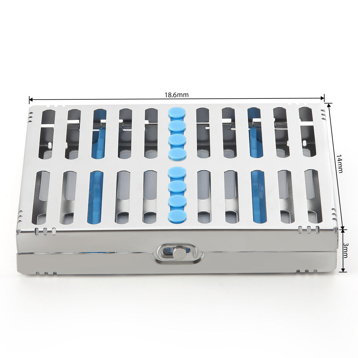 Dental Instrument Disinfection Box Medical Sterilization Case Cassette Rack 5/10